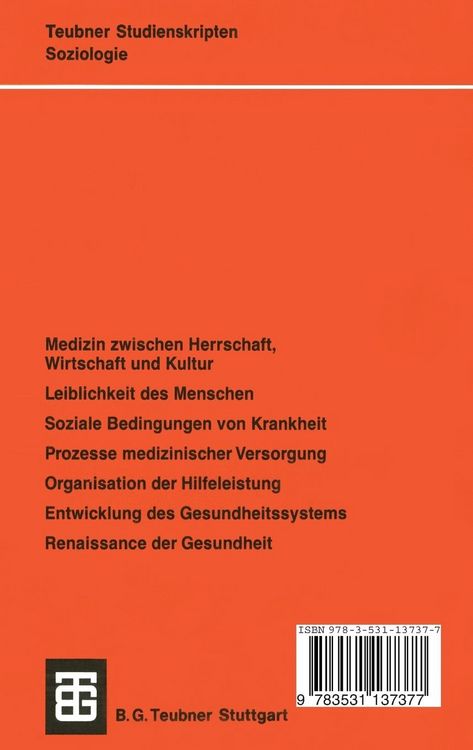 Produktbild: Einf&uuml;hrung in die Medizinische Soziologie