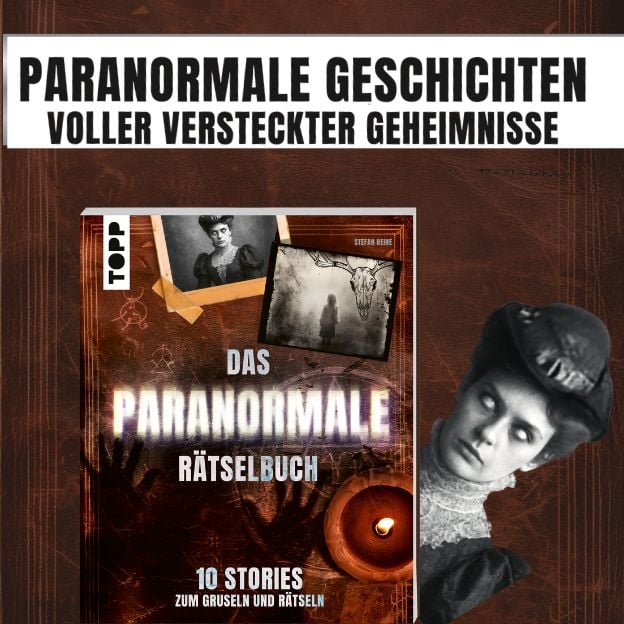 Produktbild: Das paranormale R&auml;tselbuch &ndash; 10 Stories zum Gruseln und R&auml;tseln