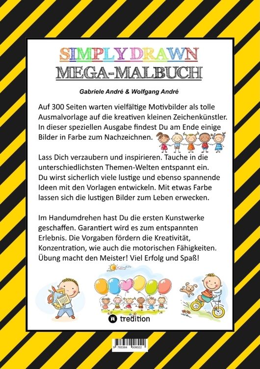 Produktbild: Mega Malbuch - 300 Seiten mit Tollen Motiven - Super Einfach Zeichnen Lernen und &Uuml;ben - mit Einigen Farbvorlagen