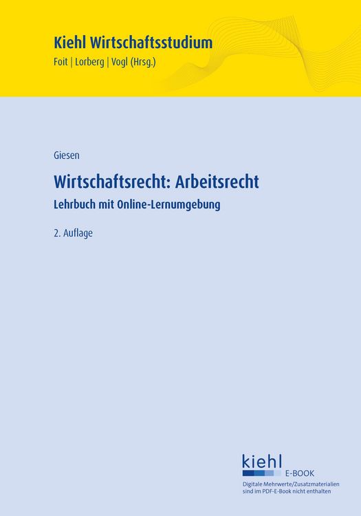 Produktbild: Wirtschaftsrecht: Arbeitsrecht