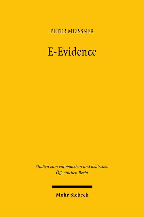 Produktbild: E-Evidence
