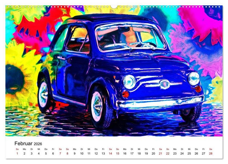 Produktbild: Surreale Autowelten (Wandkalender 2026 DIN A2 quer), CALVENDO Monatskalender