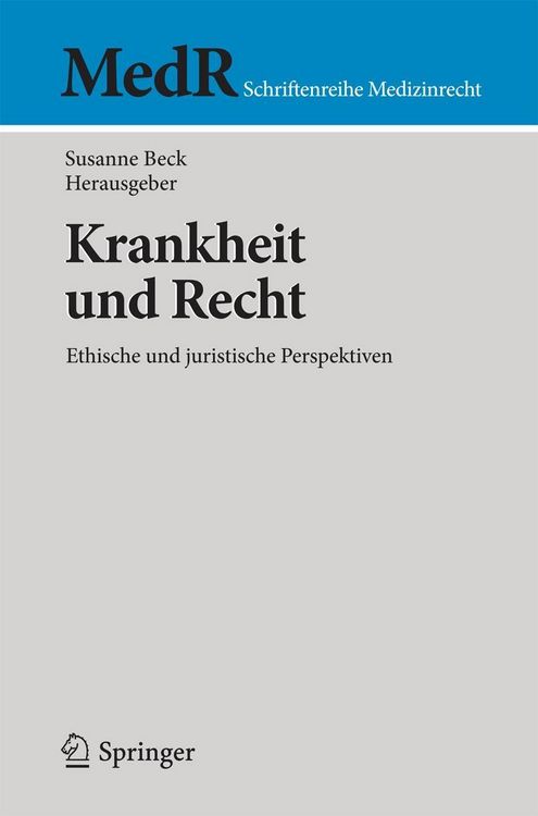 Produktbild: Krankheit und Recht