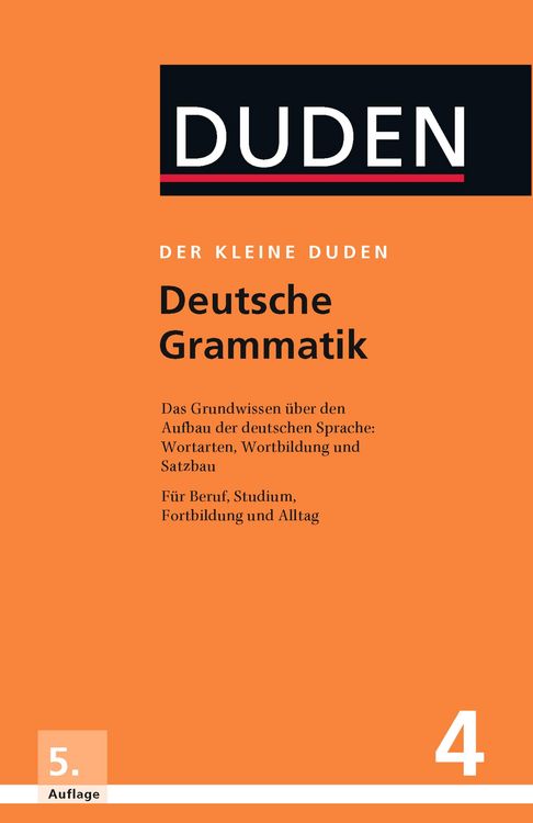 Produktbild: Deutsche Grammatik: Eine Sprachlehre f&uuml;r Beruf, Studium, Fortbildung und Alltag