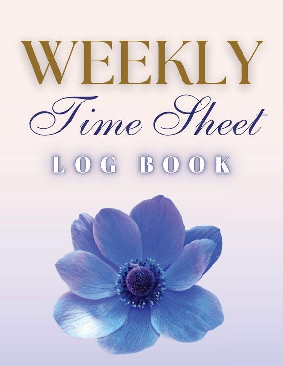 Produktbild: Weekly Time Sheet Log Book