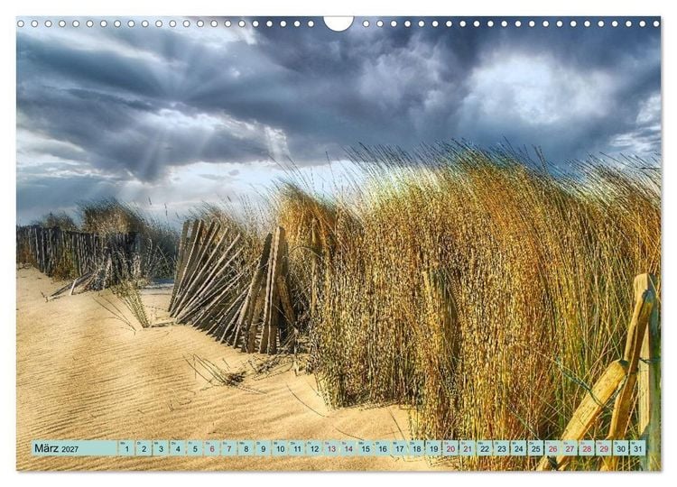 Produktbild: Magische K&uuml;ste Zeeland (Wandkalender 2027 DIN A3 quer), CALVENDO Monatskalender