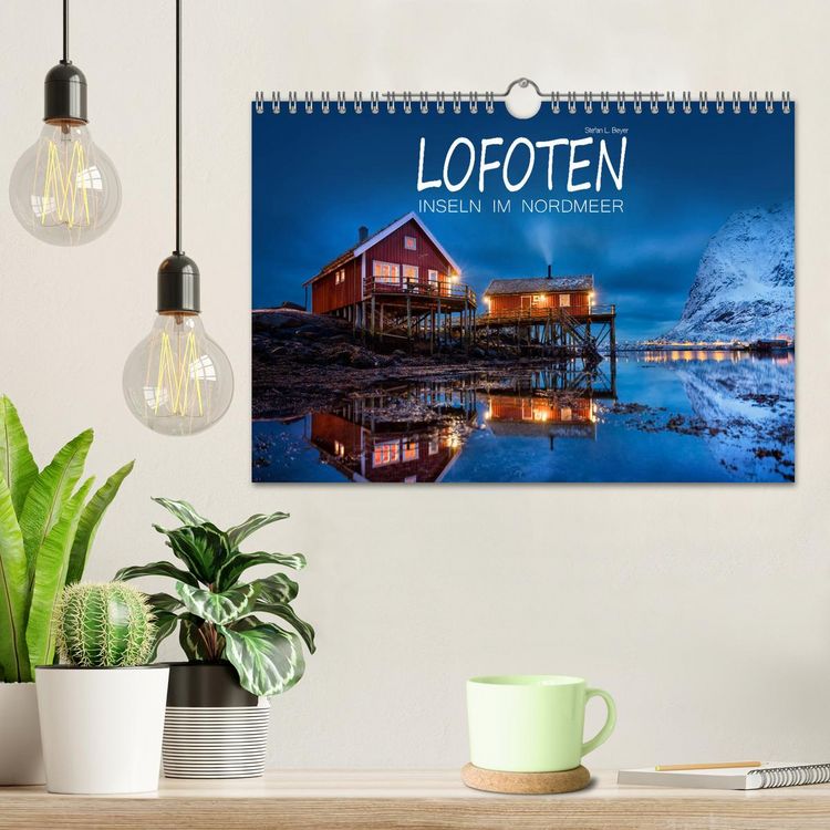 Produktbild: Lofoten - Inseln im Nordmeer (Wandkalender 2026 DIN A4 quer), CALVENDO Monatskalender