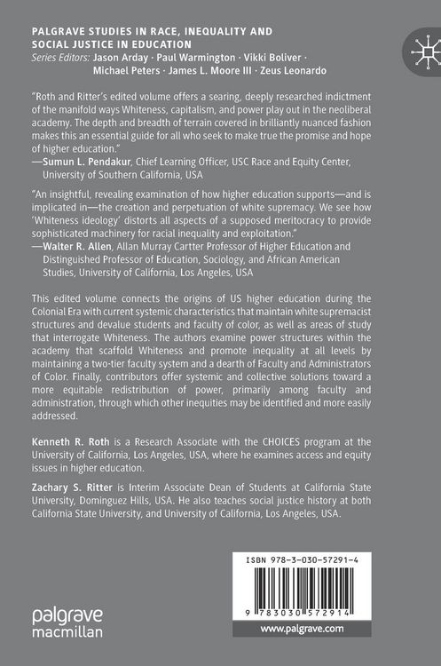 Produktbild: Whiteness, Power, and Resisting Change in US Higher Education