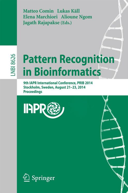 Produktbild: Pattern Recognition in Bioinformatics