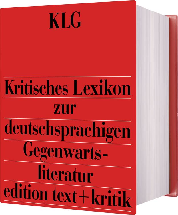 Produktbild: Kritisches Lexikon zur deutschsprachigen Gegenwartsliteratur (KLG)