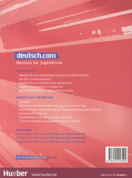Produktbild: Deutsch.com 2. A2. Kursbuch