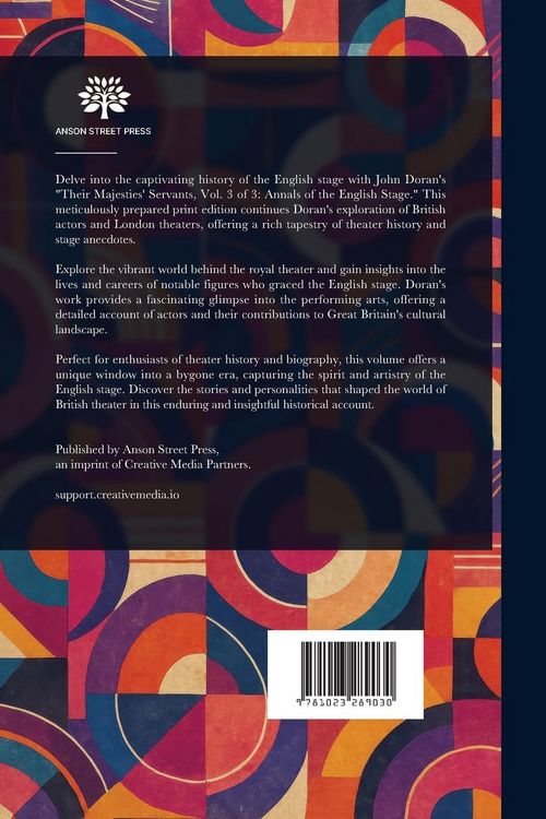 Produktbild: "Their Majesties' Servants." Annals of the English Stage