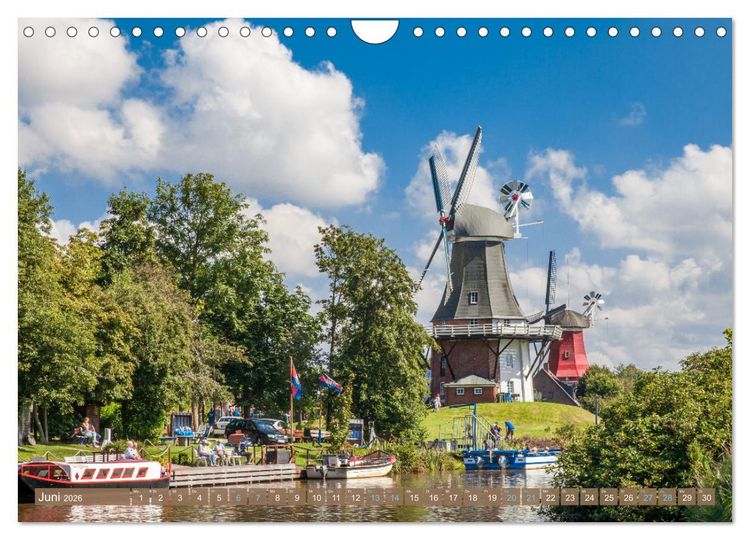 Produktbild: Greetsiel in Ostfriesland (Wandkalender 2026 DIN A4 quer), CALVENDO Monatskalender