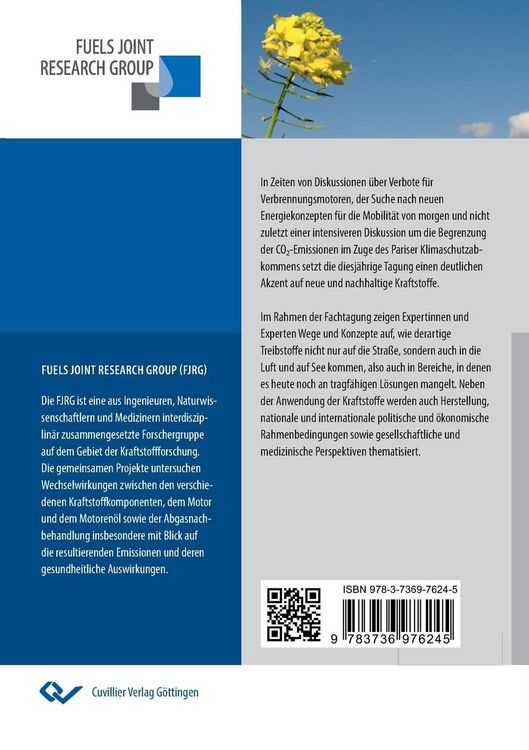 Produktbild: Kraftstoffe f&uuml;r die Mobilit&auml;t von morgen