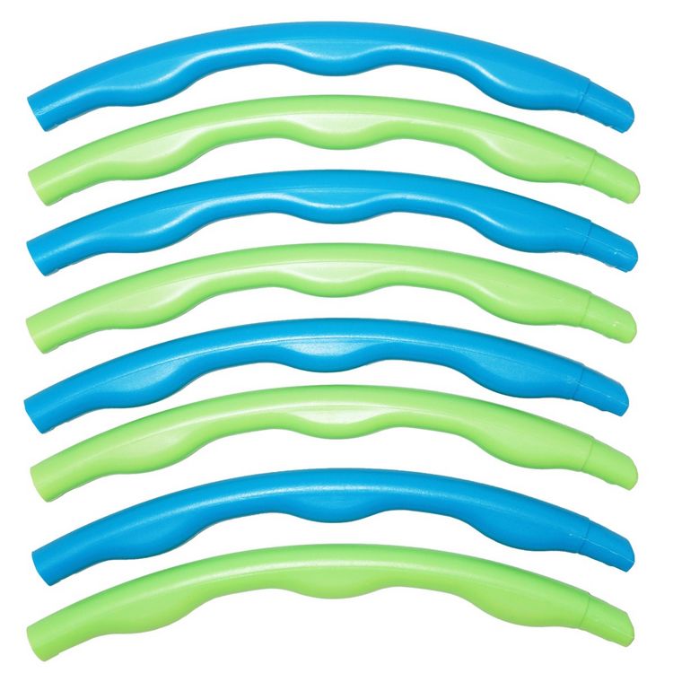 Produktbild: Fitnessreifen Hula Hoop zum Zusammenstecken blau/gr&uuml;n &Oslash;80cm