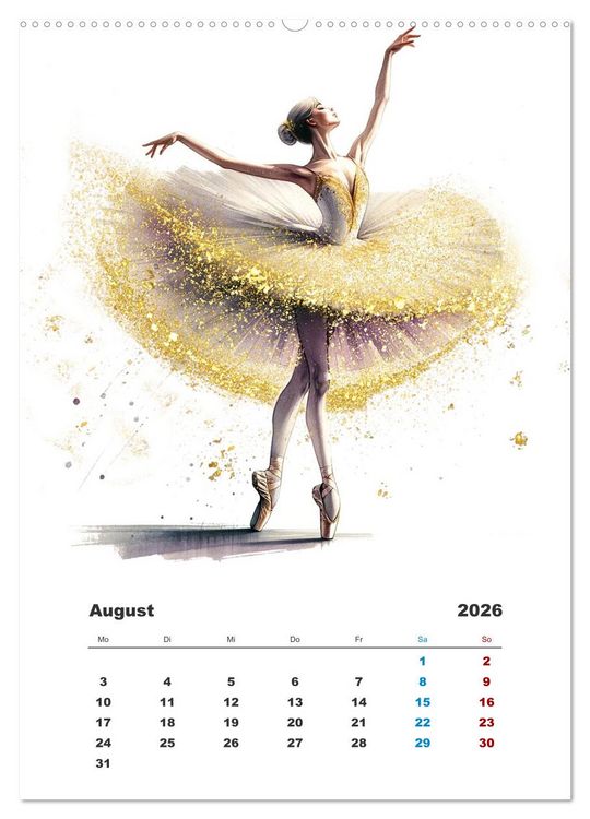 Produktbild: Tanz aus der Stille (Wandkalender 2026 DIN A2 hoch), CALVENDO Monatskalender