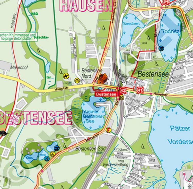 Produktbild: Pharus-Plan Dahme-Spree-Seengebiet von Teupitz bis Bad Saarow