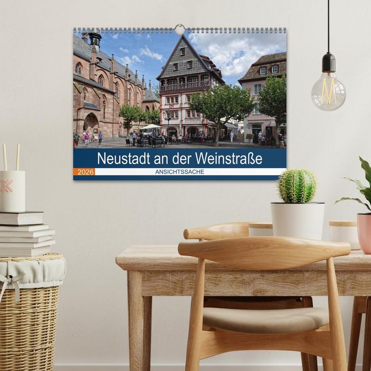 Produktbild: Neustadt an der Weinstra&szlig;e - Ansichtssache (Wandkalender 2026 DIN A3 quer), CALVENDO Monatskalender
