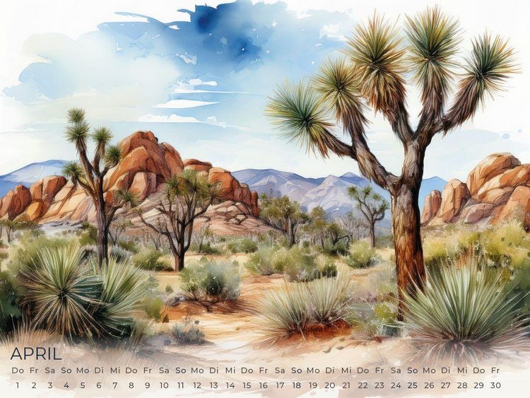 Produktbild: Kalifornien Artwork Edition Kalender 2027