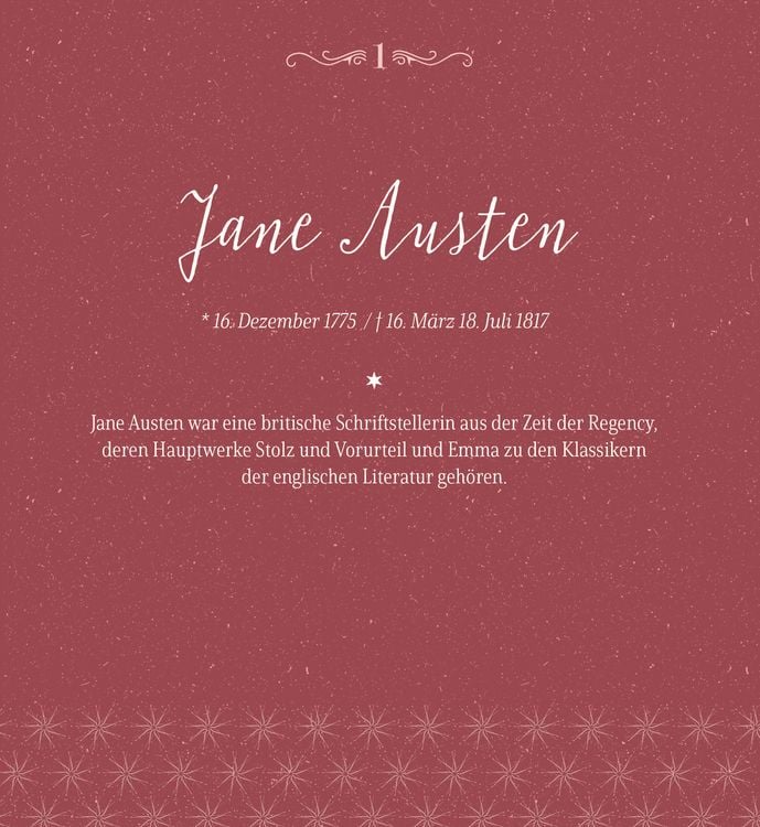 Produktbild: Adventskalenderbuch zum Aufschneiden &ndash; Advent mit 24 gro&szlig;artigen Autorinnen und Autoren