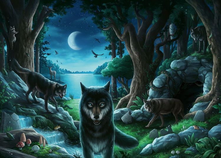 Produktbild: EXIT Puzzle Ravensburger Wolfsgeschichten 759 Teile