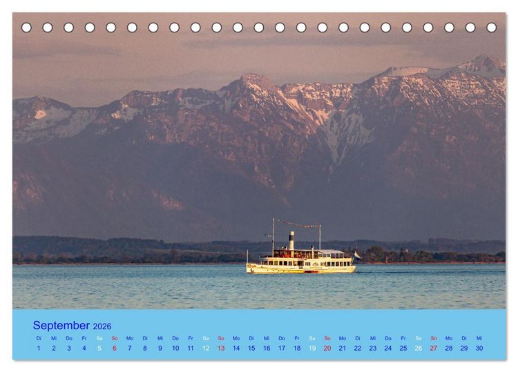 Produktbild: Ammersee-Ansichten (Tischkalender 2026 DIN A5 quer), CALVENDO Monatskalender