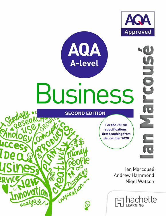 Produktbild: AQA Business for A Level (Marcous&eacute;) Second Edition