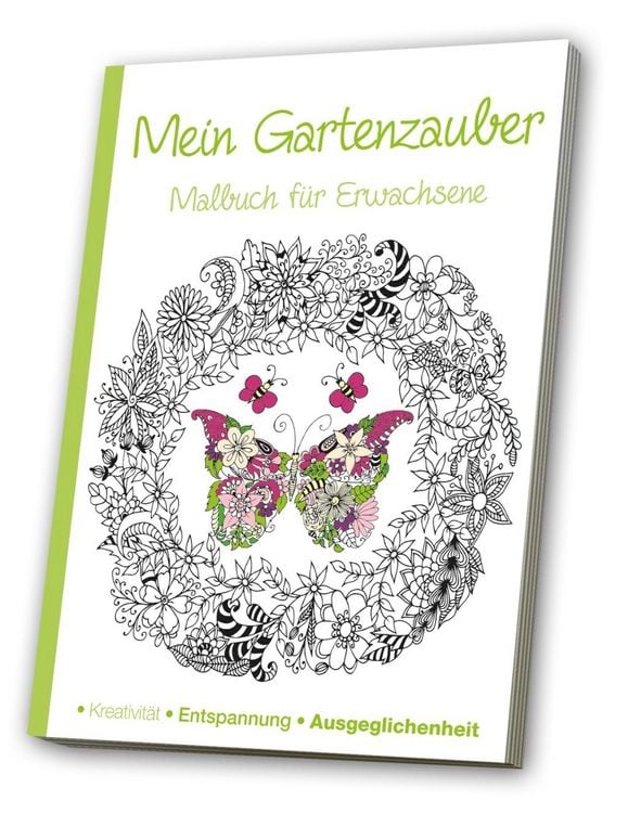 Produktbild: Malbuch f&uuml;r Erwachsene - Gartenzauber