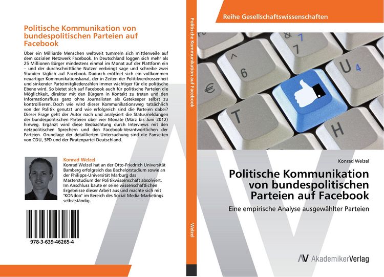 Produktbild: Politische Kommunikation von bundespolitischen Parteien auf Facebook
