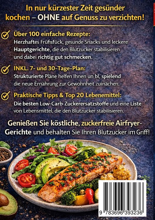 Produktbild: Das gro&szlig;e Diabetes Airfryer Kochbuch
