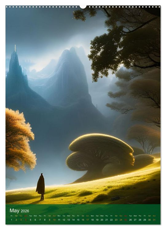 Produktbild: Epic Wanderings (Wall Calendar 2026 DIN A2 portrait), CALVENDO 12 Month Wall Calendar