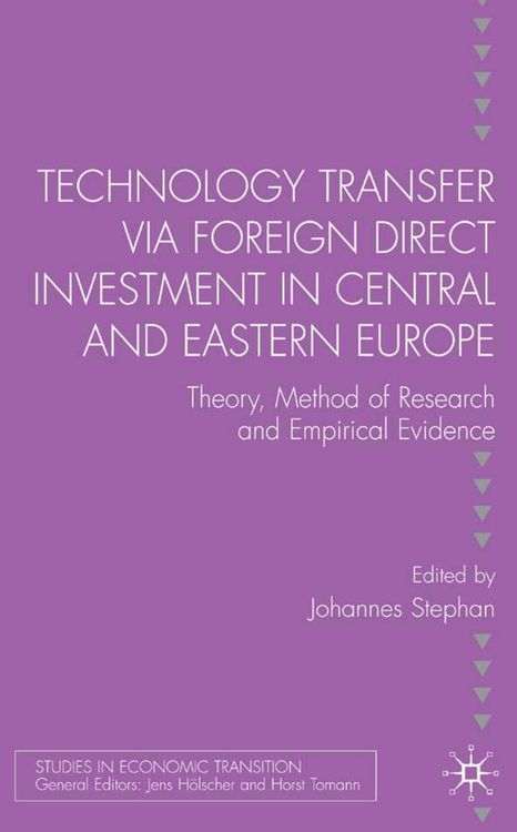 Produktbild: Technology Transfer via Foreign Direct Investment in Central and Eastern Europe