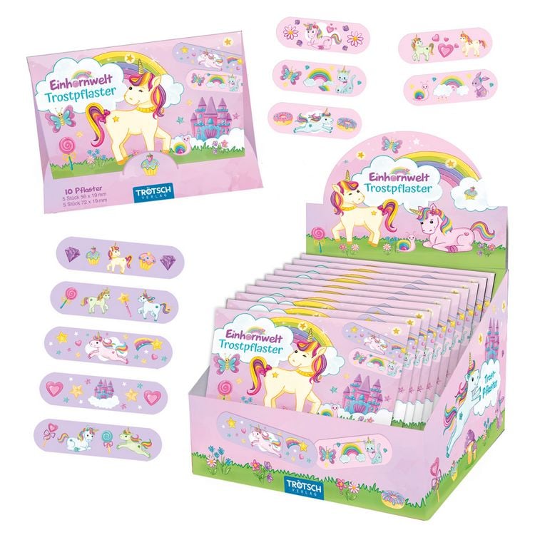 Produktbild: Tr&ouml;tsch Einhornwelt Pflasterset Trostpflaster