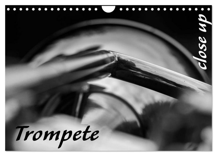 Produktbild: Trompete - Close up (Wandkalender 2026 DIN A4 quer), CALVENDO Monatskalender