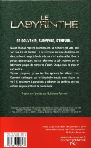 Produktbild: Dashner, J: Labyrinthe 1 &eacute;preuve