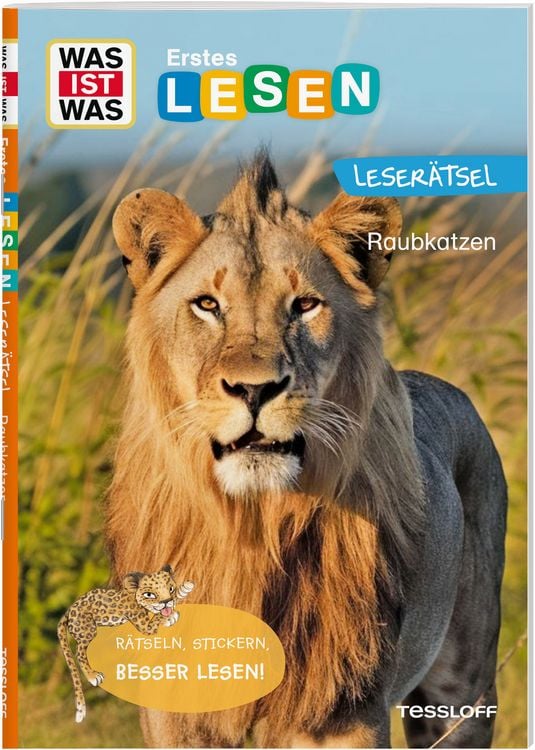 Produktbild: WAS IST WAS Erstes Lesen Leser&auml;tsel. Raubkatzen