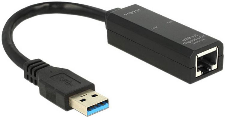 Produktbild: Delock 62616 Netzwerkadapter 1000MBit/s USB, RJ45