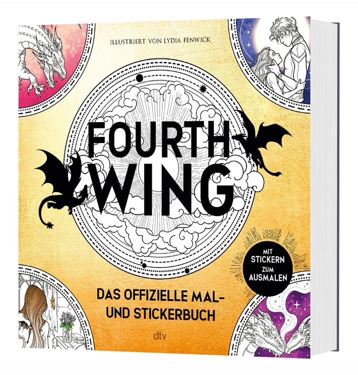 Produktbild: Fourth Wing: Das offizielle Mal- und Stickerbuch