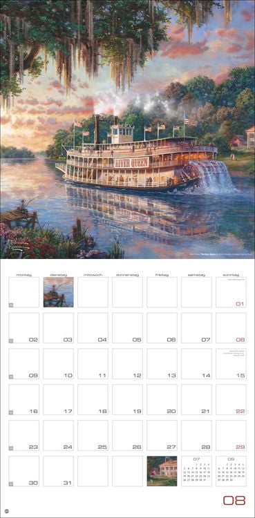 Produktbild: Thomas Kinkade: Land of Light Broschurkalender 2027