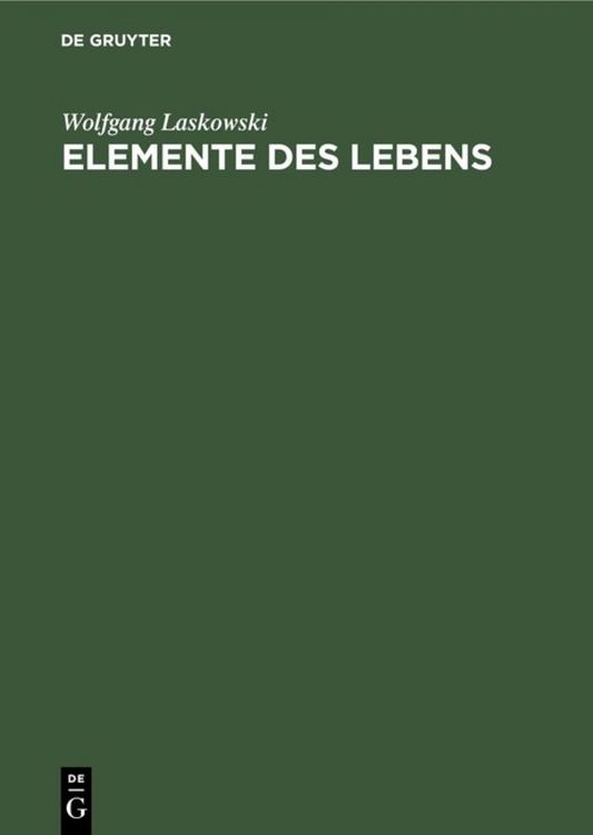Produktbild: Elemente des Lebens