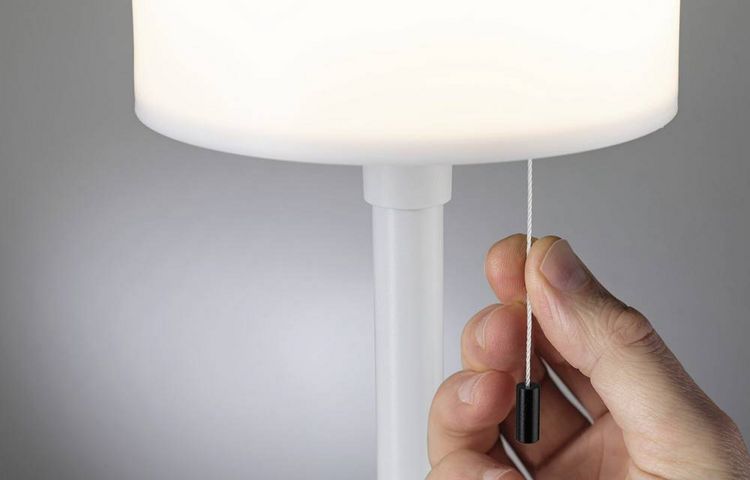 Produktbild: Paulmann 94606 Bartja Solar-Tischlampe 1.6W Warmwei&szlig; Wei&szlig;