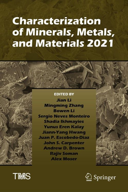 Produktbild: Characterization of Minerals, Metals, and Materials 2021