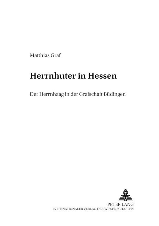 Produktbild: Herrnhuter in Hessen