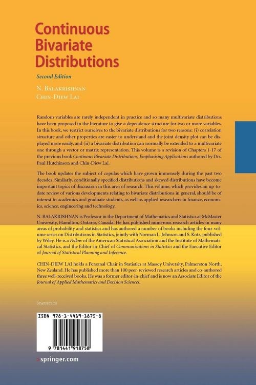 Produktbild: Continuous Bivariate Distributions