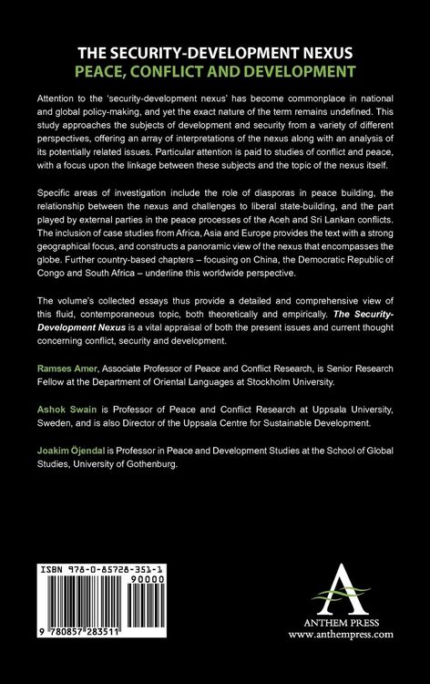 Produktbild: The Security-Development Nexus