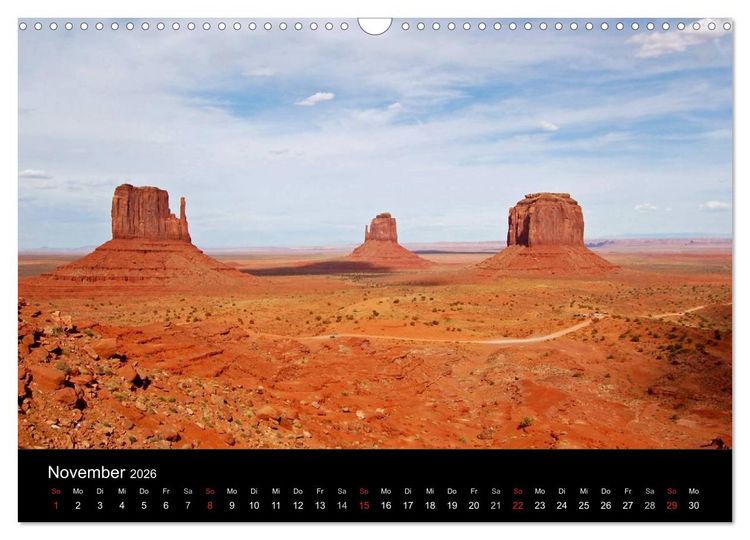 Produktbild: USA Landscapes (Wandkalender 2026 DIN A3 quer), CALVENDO Monatskalender
