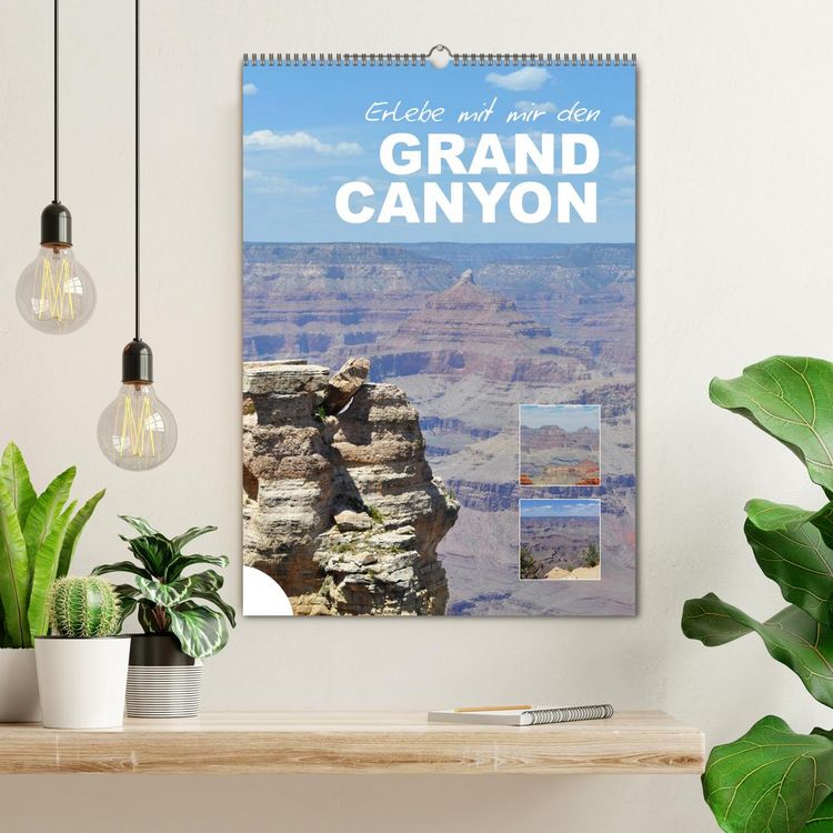 Produktbild: Erlebe mit mir den Grand Canyon (Wandkalender 2026 DIN A2 hoch), CALVENDO Monatskalender