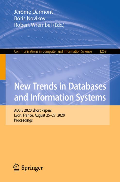 Produktbild: New Trends in Databases and Information Systems