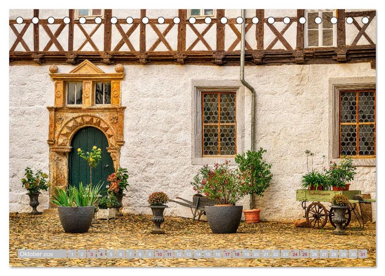 Produktbild: Quedlinburg - 1000 Jahre Geschichte im Harz (Tischkalender 2026 DIN A5 quer), CALVENDO Monatskalender