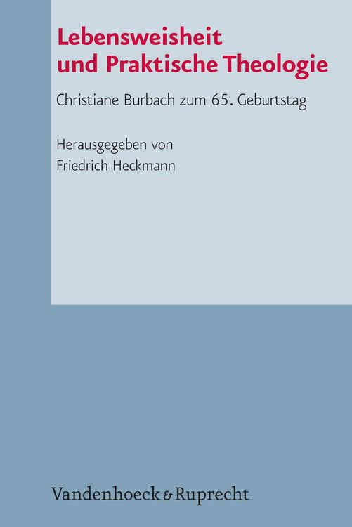 Produktbild: Lebensweisheit und Praktische Theologie